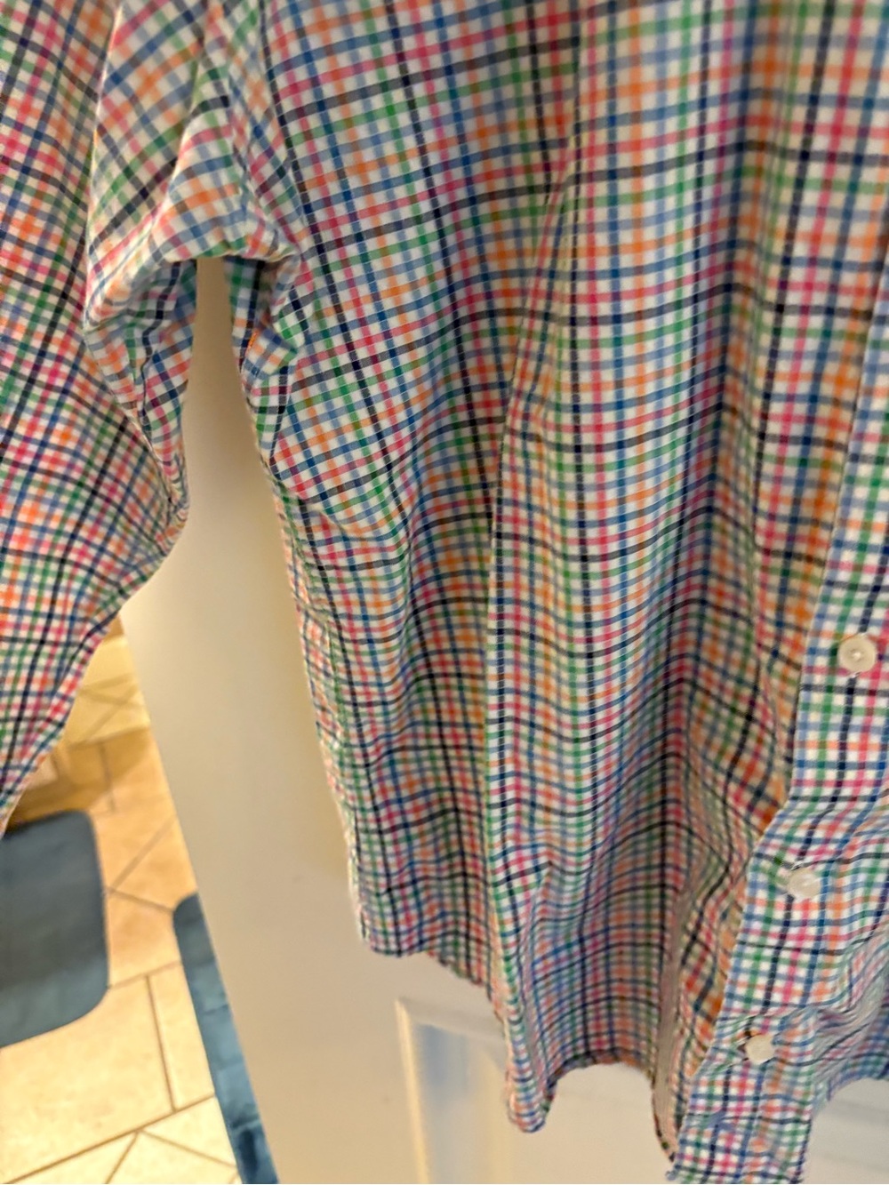 TailorByrd Collection Multicolor Plaid Button-Down Shirt - Picture 9 of 16